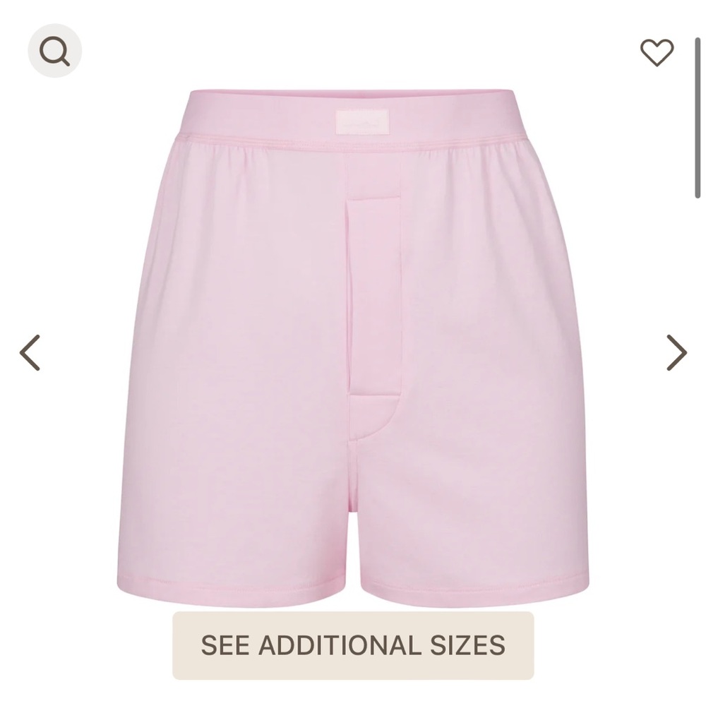 SKIMS NWT Boyfriend loose boxer